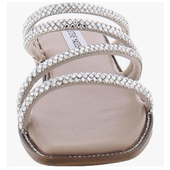 Steve Madden NEW size 7 rhinestone strappy sandals - Picture 3 of 11